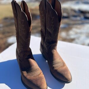 Women’s Ariat 10 Brown Heritage  Western Cowboy Boots Cowgirl Boots Round Toe